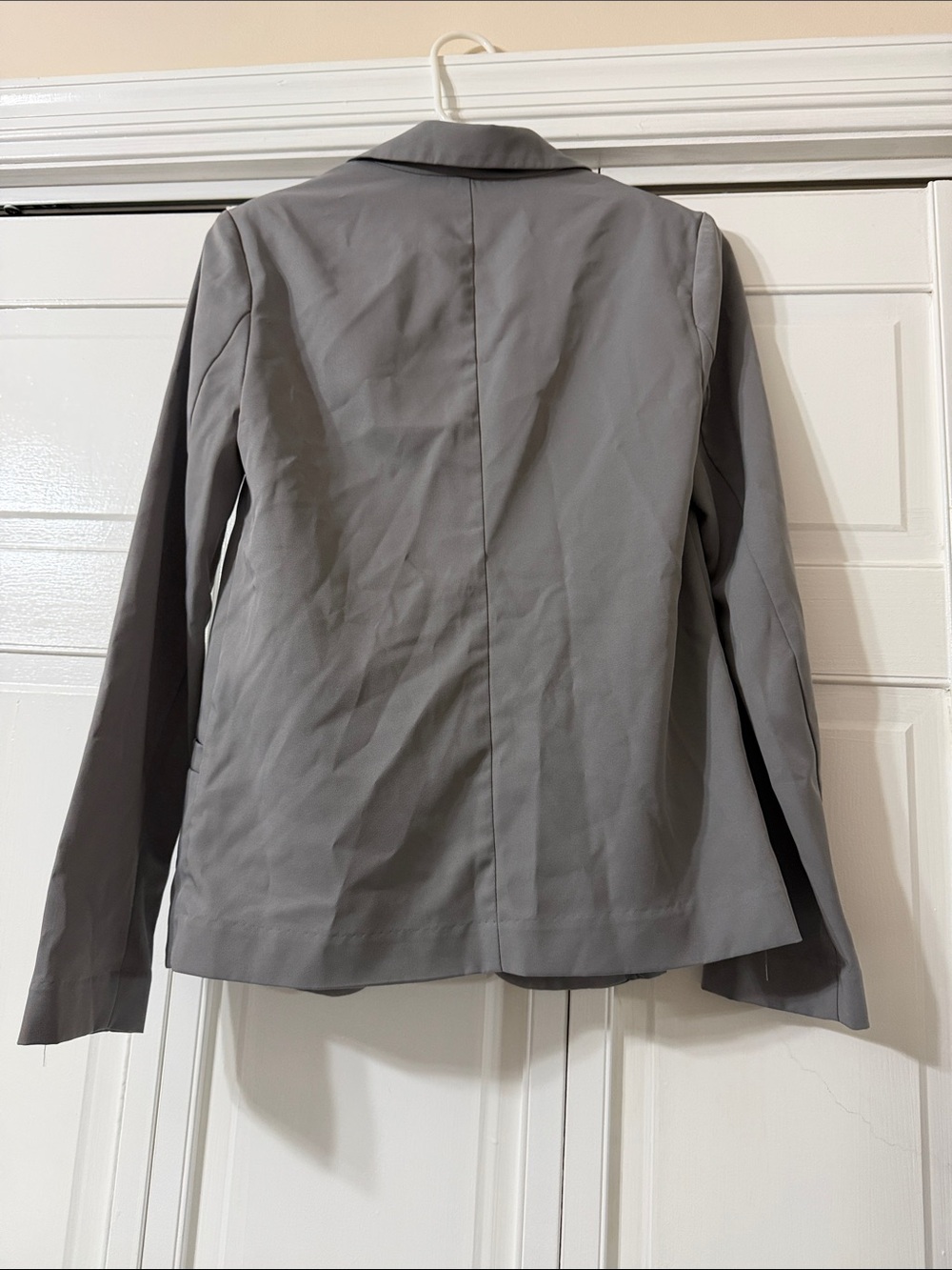 Forever 21 Light Gray Women's Open-Front Blazer - Picture 3 of 3